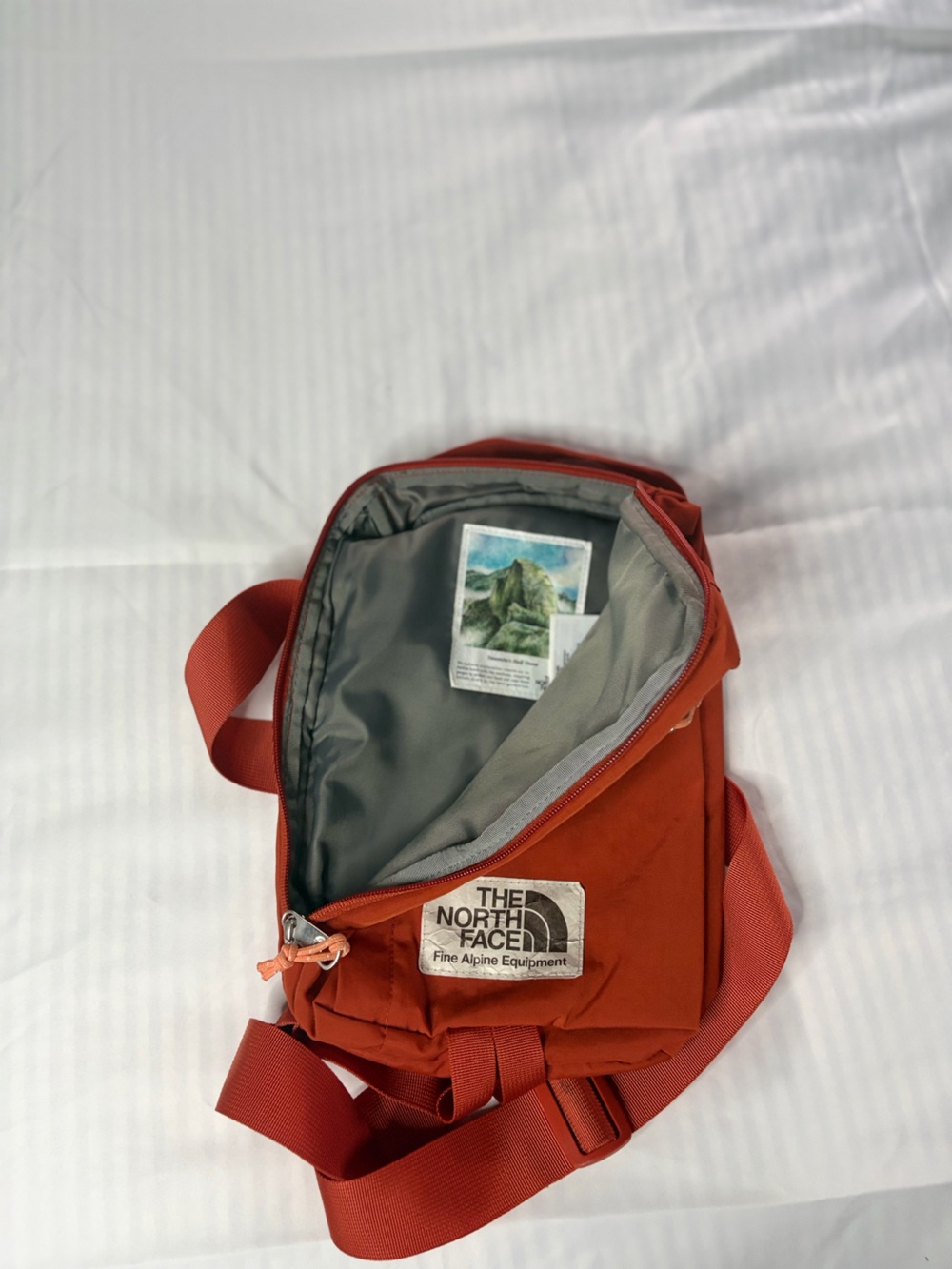 The North Face Rust Orange Sling Belt Bag - Picture 5 of 5